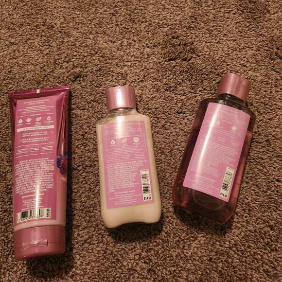 New Be Enchanted Bath & Body Works Body Cream, Lotion & Body Wash Set - Picture 2 of 6